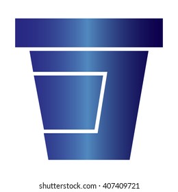 Jam vector icon. Jam jar