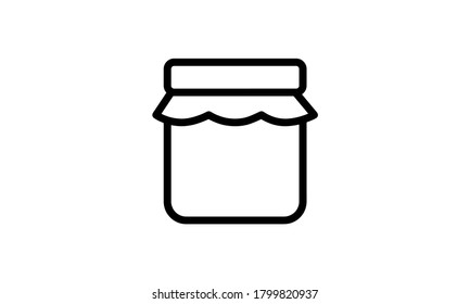 jam vector icon white background