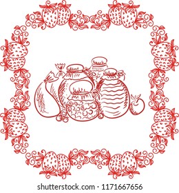 Jam. Vector illustration