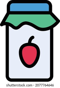 ilustración de jam Vector en un fondo transparente. Símbolos de calidad premium. Icono vectorial de trazo para el concepto y diseño gráfico.