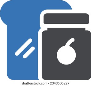 jam Vector illustration on a transparent background.Premium quality symmbols.Glyphs vector icon for concept and graphic design. 
