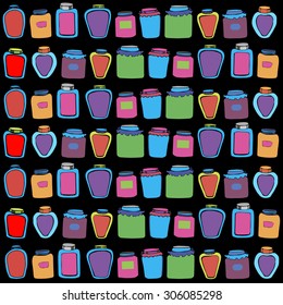jam vector jar food dessert sweet fruit