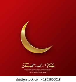 Jamaat Ul Vida the last Friday in the month of Ramadan vector illustration
