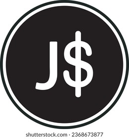  Jamaica currency black logo vector quality files 