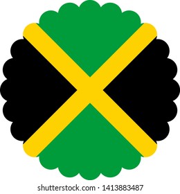 jamaica flag illustration vector download 