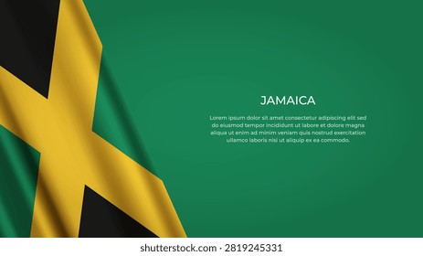 JAMAICA Flag with Original color