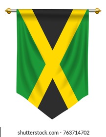 Realistic Vector Illustration Ribbon Banner Jamaican Stock Vector Royalty Free