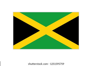 Jamaica Flag vector