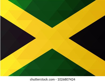 Jamaica Flag vector illustration