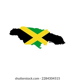 Jamaica flags icon set, Jamaica independence day icon set vector sign symbol
