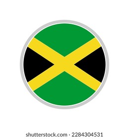 Jamaica flags icon set, Jamaica independence day icon set vector sign symbol