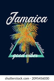 jamaica good vibes,t-shirt design fashion vector