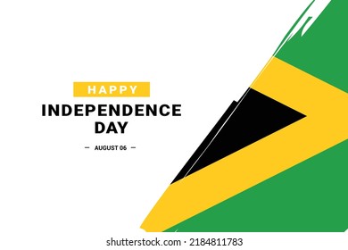 Jamaica Independence Day Vector Illustration Illustration Stock Vector ...