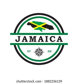 Jamaica Map Vector , Country Logo