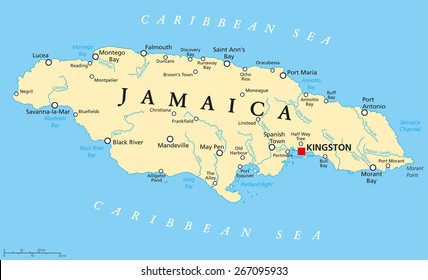 montego bay jamaica map Map Of Jamaica Images Stock Photos Vectors Shutterstock montego bay jamaica map