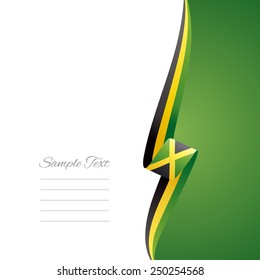 Jamaica right side brochure vector