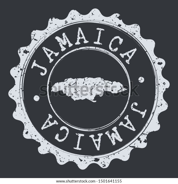 Jamaica Seal Map Silhouette Postal Passport 스톡 벡터(로열티 프리) 1501641155 | Shutterstock