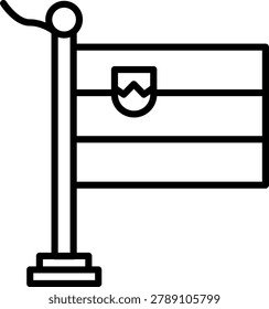 Jamaica Vector Element Design Icon