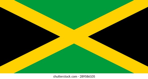 Jamaica vector flag