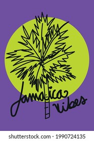 jamaica vibes,t-shirt design fashin vector