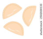 Jamaican Beef Patty food illustration