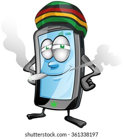 Jamaican fun mobile cartoon 