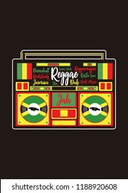 Jamaican Music Reggae Rasta Roots Dub Ska Rocksteady Colorful Music Poster