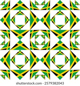 jamaican pattern. geometric background for decoration. vector illustration