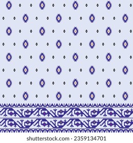 jamdani fabric pattern of all over printing