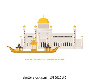 Jame' 'Asr Hassanal Bolkiah is a waqf of Sultan Hassanal Bolkiah, the 29th and current Sultan of Brunei. The construction began in 1988 on a 20-acre site in Kiarong. The mosque was inaugurated on 14 J