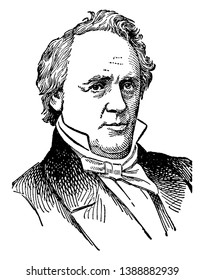 James Buchanan, 1791-1868, he was the fifteenth president of the United States from 1857 to 1861, & U.S. senator from Pennsylvania, famous for being the last president before the start of civil war.