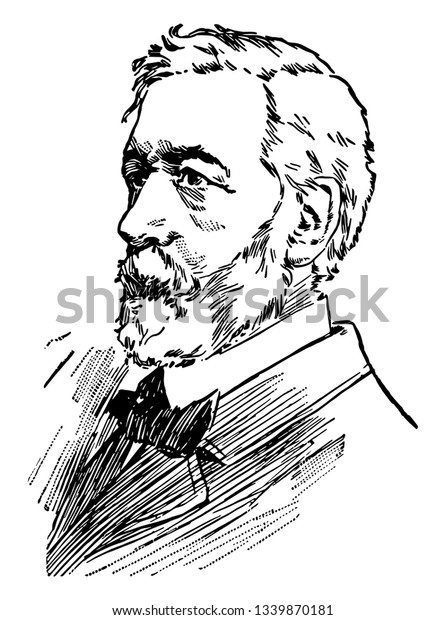 James Gillespie Blaine 1830 1893 He Stock Vector (Royalty Free ...