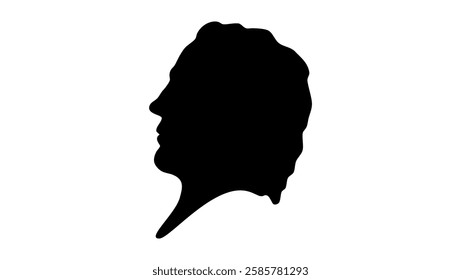 James K. Polk Silhouette, High Quality Vector