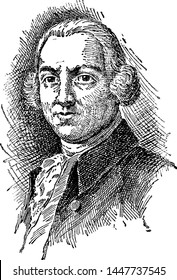 James Otis, vintage engraved illustration