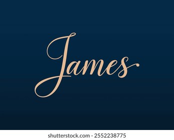 James Signature Logo Design, Vetor James Name Assinatura Logo Design