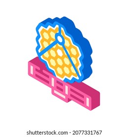 james webb space telescope isometric icon vector. james webb space telescope sign. isolated symbol illustration