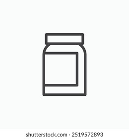 Jamlinesimple icon in line style.