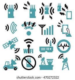 jammer icon set