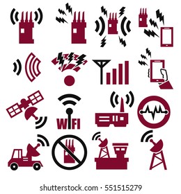 jammer icon set