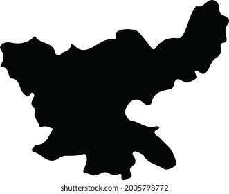 Jammu Cachemira, India vectoriales