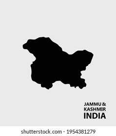 jammu y cachemira vector mp con fondo blanco