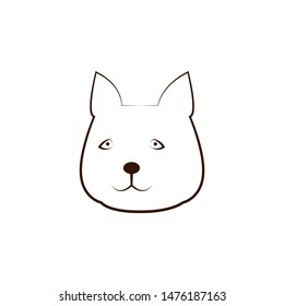 Jamthund icon. One of the dog breeds hand draw icon