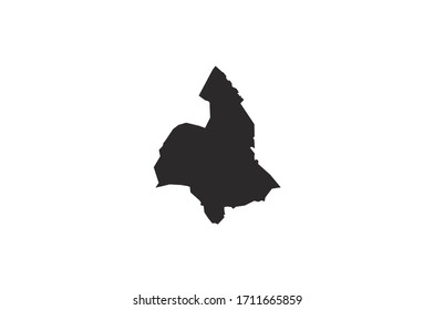 Jamtland map Sweden province region shape 