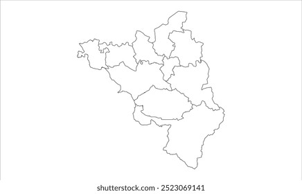 Jamui district map outline, Jamui District, Bihar State, Republic of India, Government of Bihar, Indian territory, Eastern India, politics, village, tourism