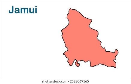 Jamui subdivision map, Jamui District, Bihar State, Republic of India, Government of Bihar, Indian territory, Eastern India, politics, village, tourism