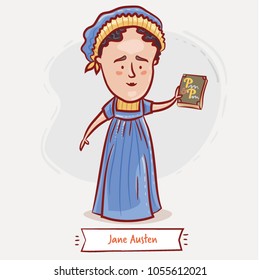 Jane Austen With Her Major Novel