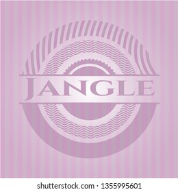 Jangle realistic pink emblem