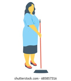 
Janitor Color Vector Icon
