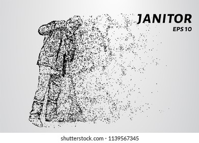 The janitor of the particles. The janitor performs cleaning, sweeping out the room