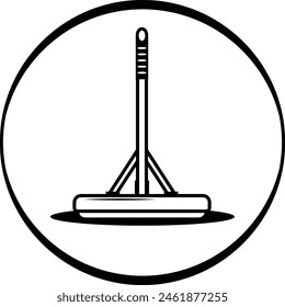 Janitorial Equipment vector icon design, Labor Day Symbol, 1st of May Sign, International Workers Day stock illustration, Cleaning Wiper with smooth rubber blade concept